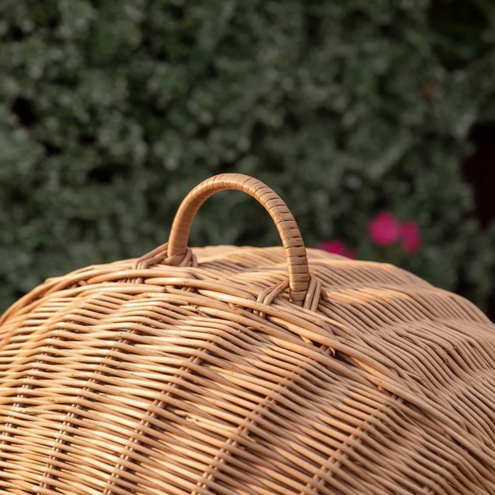 ChonkyNest Handcrafted Wicker Cat Hammock